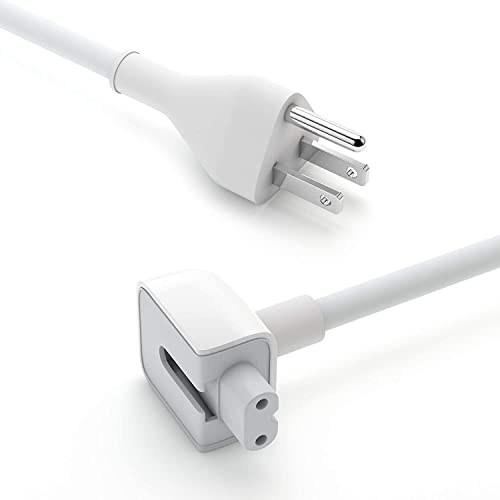 New Replacement AC Power Adapter Extension Cord for MacBook Chargers and iPad Chargers - 6 Feet 3-Prong Power Cord Compatible with Apple MacBook Pro, MacBook Air, iPad, USB-C and MagSafe Adapters