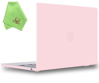 UESWILL Case for MacBook Air (15 inch, M2 M3 M4 M5, 2023 2024 2025 2026) Model A3448 A3241 A3114 A2941, Matte Hard Shell Cover + Microfiber Cloth, Rose Quartz - color: Rose Quartz, size: MacBook Air 15" (M2 M3 M4 M5)
