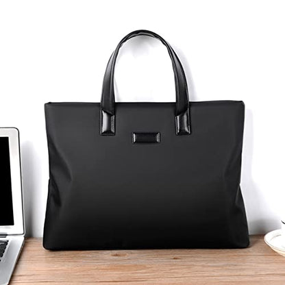 Portable Men Laptop Bag With Handles Zippers Handbag Supplies For Business Case Bag