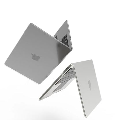 Case for MacBook Air 13 inch 2026 M5, 2022-2025 M4/M3/M2 | Matte Clear Plastic Hardshell & Keyboard Cover for Mac Air 13.6 inch Case A3449 A3240 A3113 A2681, Frosted Clear - color: 01 Frosted Clear