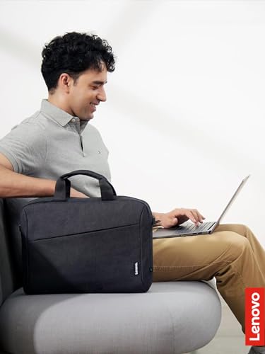 Lenovo Laptop Carrying Case T210, 15.6-Inch Laptop and Tablet, Sleek Design, Durable and Water-Repellent Fabric - color: Eco Black, size: 15.6 inch