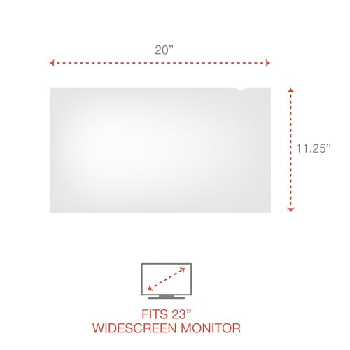 Innovera Blackout Privacy Filter for 23" Widescreen Flat Panel Monitor, 16:9 Aspect Ratio