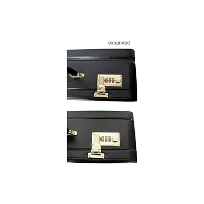 HomeStock Seaside Style Large Expandable Faux Leather Attach Case Executive Business Case Featuring Ample Storage and Distinctive Matte Finish, 17.75" L X 12.88" H X 5.5" W Brown - color: Brown