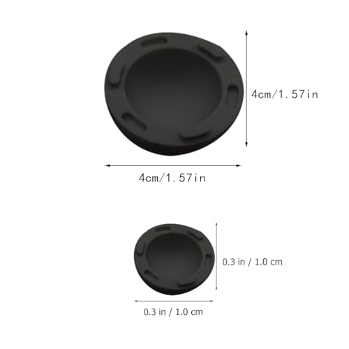 SOLUSTRE Laptop Cooling Ball Pad 4Pcs Silicone Heat Dissipation Feet Riser Stand for Notebook Computer Support and Anti-Slip Cooling Elevator - color: Black