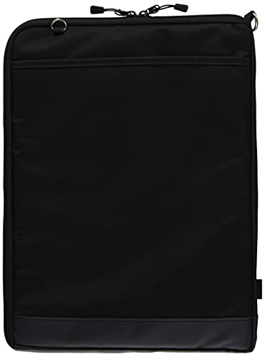 LIHITLAB Laptop Sleeve, Water & Stain Repellent, Vertical for Backpack, 13.4" x 9.8", Black (A7683-24) - color: Black, size: 13.4 x 9.8 inches, style: Vertical