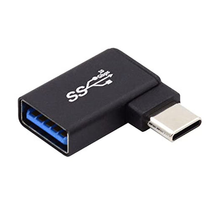USB-C Type-C to USB 3.0 Female OTG Adapter Right Angled 90 Degree for Laptop Cell Phone - style: Right Angled