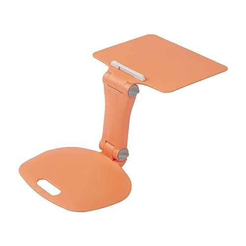 ECR4Kids The Surf Folding Portable Lap Desk, Flexible Seating, Orange - color: Orange