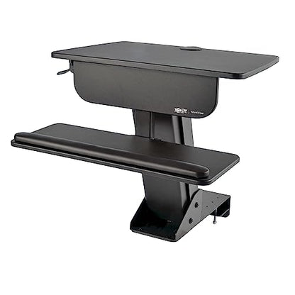 TRIPP LITE Sit Stand Desktop Workstation, Adjustable Standing Desk with Clamp (WWSSDC) - style: Desk-Clamp