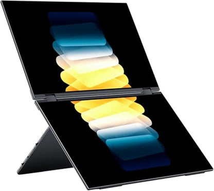 EHOMEWEI X1 Foldable Dual Screen Portable Monitor 16"×2 FHD 1920×1200 Laptop Screen Extender USB-C HDMI Plug & Play for MacBook Windows iPhone Switch PS5