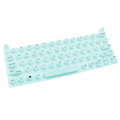 Raised Keyboard Cover for Long Nails, Heart Shaped Keyboard Protective Cover Nail Beauty Keyboard Compatible with HP EliteBook x360 G9 14" etc. (Green) - color: Green