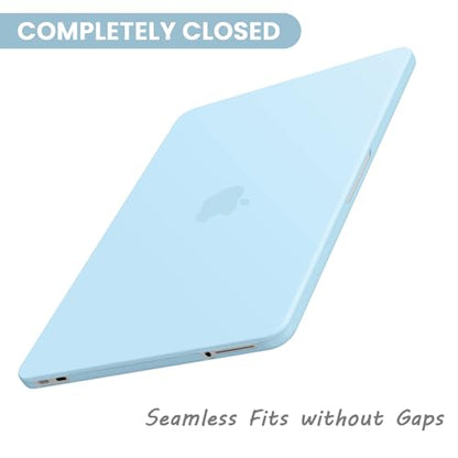 AKIT for MacBook Neo 13 Inch Case 2026 Model A3404, Air Blue | Anti-Scratch Protective Matte Hard Shell, 2 Keyboard Covers, Screen Protector - color: Blue