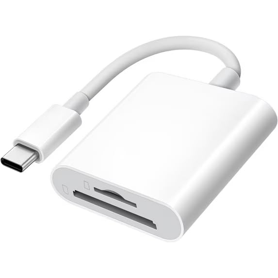 USB C SD Card Reader,USB 3.0 High Speed to SD Card Adapter for iPhone 15/16 Pro Max iPad Pro Trail Game Camera Viewer for MacBook Pro/Air iMac M1 M2 M3 Galaxy S24 Android PhoneTablet