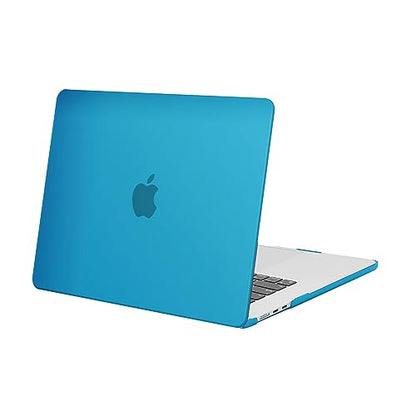 MOSISO Compatible with MacBook Air 15 inch Case M5 M4 M3 M2 2026 2025-2023 | Model A3448 A3241 A3114 A2941, Scratch-Resistant Ultra-Thin Protective Hard Shell Case Cover, Aqua Blue - color: Aqua Blue