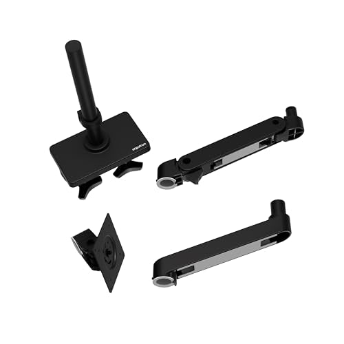 Ergotron – Upgraded LX Pro Premium Monitor Arm, Single Monitor Desk Mount – fits Flat Curved Ultrawide Computer Monitors up to 34 Inches, 4 to 22 lbs, VESA 75x75mm or 100x100mm – Tall Pole, Black
