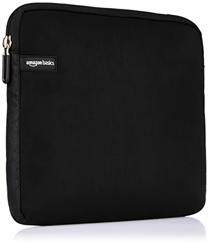 Amazon Basics 11.6 inch Laptop Sleeve, Protective Case with Zipper - Black - size: 11.6 Inch