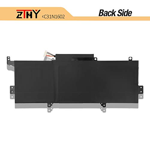 ZTHY C31N1602 Laptop Battery Replacement for Asus ZenBook U3000U UX330 UX330U UX330UA UX330UAK UX330UA-1A UX330UA-1B UX330UA-1C UX330UA-FB018R FB161T Series C31N16O2 0B200-02090000 11.55V 57Wh - size: 12.01*4.8*0.16 inch C31N1602