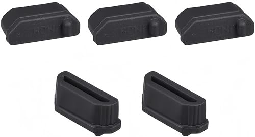 5Pcs Silicone HDMI Female Port Anti-dust Covers for Desktop Computers Laptops TV Projectors, Anti Dust Plugs Caps Covers Anti Dust Protector Black - size: HDMI