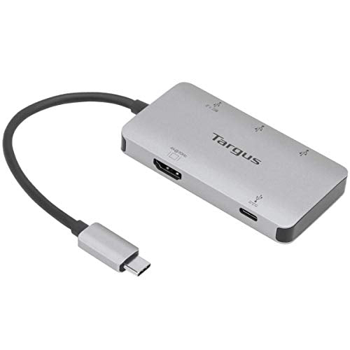 Targus USB C MP SV HDMI Adaptr Silver - style: USB-C Multi-Port Single Video 4K HDMI Adapter