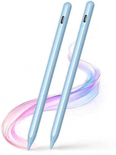 DRYMOKINI 2-Pack Active Stylus Pens for i-OS & Android Touch Screens, Blue | 1.5 mm Fine Tip, Usb-C Rechargeable Design and 2 Pens for Writing, Drawing, Notes And Everyday Touchscreen Use. - color: Blue, size: 2 Pack