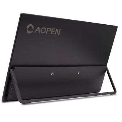 Acer AOPEN 16PM1Q 15.6in Full HD IPS Portable Monitor USB-C HDMI | 60Hz refresh rate, 6ms response time, ultra-slim design, built-in stand, lightweight and portable construction
