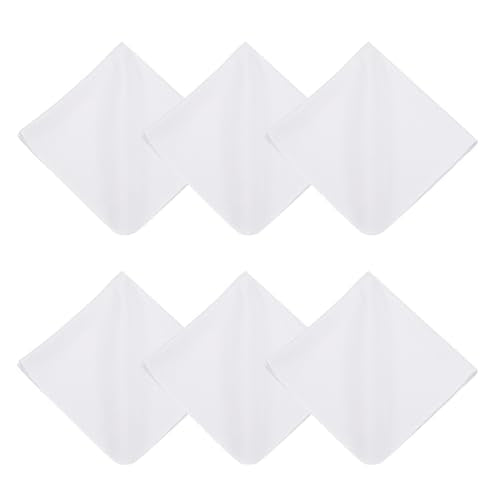 uxcell 6Pcs Microfiber Cleaning Cloth for Glasses, 8x8inch Eyeglass Cleaning Cloth for Screens Cameras Cell Phones Electronics Lenses, Natural White - color: Natural White, size: 8x8"