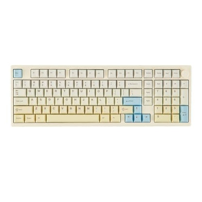 EPOMAKER Galaxy100 Lite QMK/VIA Gaming Keyboard with 8000mAh Battery | 1800 Aluminum Mechanical Keyboard with Numpad, USB-C/BT/2.4Ghz, Hot-Swap, Creamy Sound (Creamy White, Wisteria Linear Switch) - color: Creamy White, size: Wisteria Linear Switch