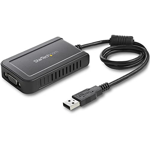StarTech USB-A 2.0 to VGA Adapter, 1080p, TAA, USB powered (USB2VGAE3) | USB to VGA monitor converter, External video card, Up to five adapters per source, Windows only - style: 1920p x 1200p