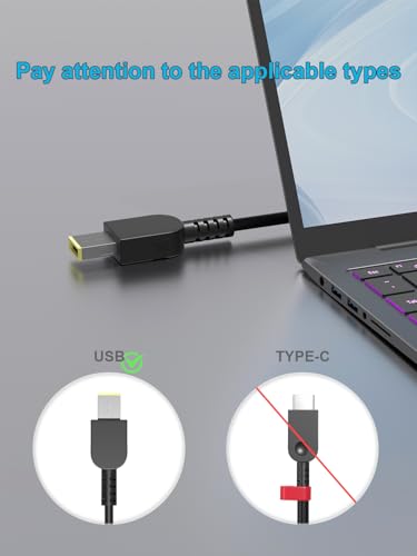 90W AC Power Adapter for Lenovo Thinkcentre Neo 50a 50q 30a M70q M73 M75q M80q M83 M90q M93p M700 M710 M710q M715q M720 M900 M910 M910q m53 m90n-1 m910q m92p Tiny/All-in-One Desktop Charger