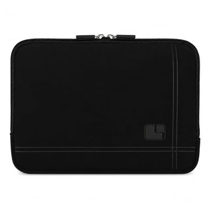 13 Inch Laptop Sleeve Neoprene Padded Case for Work and Commute - Black - color: Black