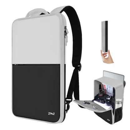 Slim & Expandable Laptop Backpack 17 inch Travel Business Backpack Water Resistant Daypack Bookpack for Most 17 inch NoteBooks，B01WH01 - color: B01wh01