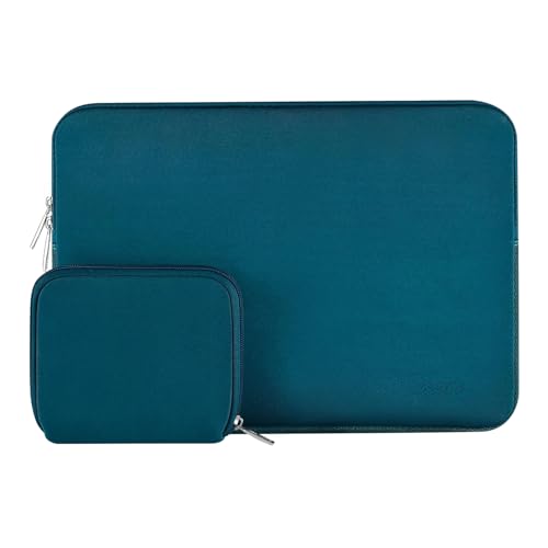 MOSISO Laptop Case 13 inch, 13 inch Laptop Sleeve with Small Case | Compatible with MacBook Neo / Air M5 M4 M3 M2 M1 2026-2018 / Pro M2 M1 2026-2016, Neoprene Computer Sleeve Bag, Deep Teal - color: Deep Teal, size: 13 inch