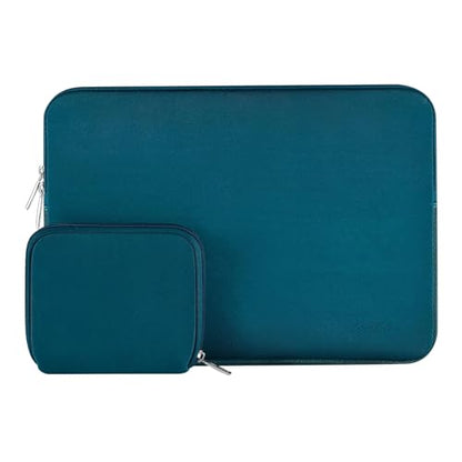 MOSISO Laptop Case 13 inch, 13 inch Laptop Sleeve with Small Case | Compatible with MacBook Neo / Air M5 M4 M3 M2 M1 2026-2018 / Pro M2 M1 2026-2016, Neoprene Computer Sleeve Bag, Deep Teal - color: Deep Teal, size: 13 inch
