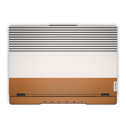 Laptop Skin Compatible with Lenovo Legion 5 Gaming Laptop (15IRX9) 2024 - Neutral Stripes - Premium 3M Vinyl Protective Wrap Decal Cover - Easy to Apply | Crafted in the USA - color: Neutral Stripes, size: Legion 5 Gaming (15IRX9) 2024 Top Skin Only, styl