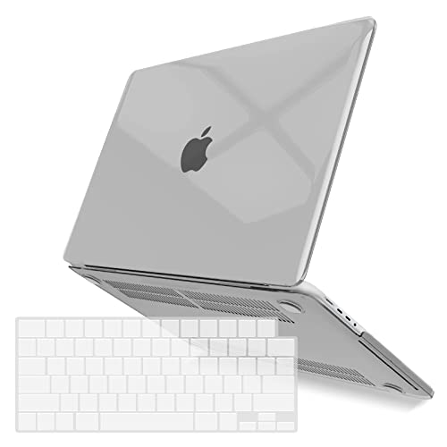 IBENZER Compatible with MacBook Pro 14 Inch Case 2026 2025 2024 2023 2022 M5 M4 M3 M2 M1 A3434 A3112 A3185 A3401 A2918 A2992 A2779 A2442 Mac Pro/Max,HardShellCase&KeyboardCover,CrystalCLR,T14CYCL+1 - color: Crystal Clear, size: For Macbook Pro 14" with To