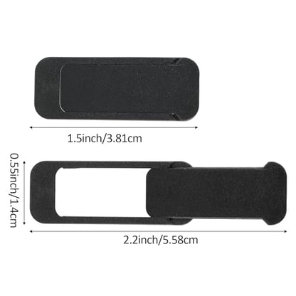 Ymapinc 8PCS Laptop Camera Cover, Slide Webcam Privacy Safe, Universal Cover for Computer Mobile Phones Tablets, Black