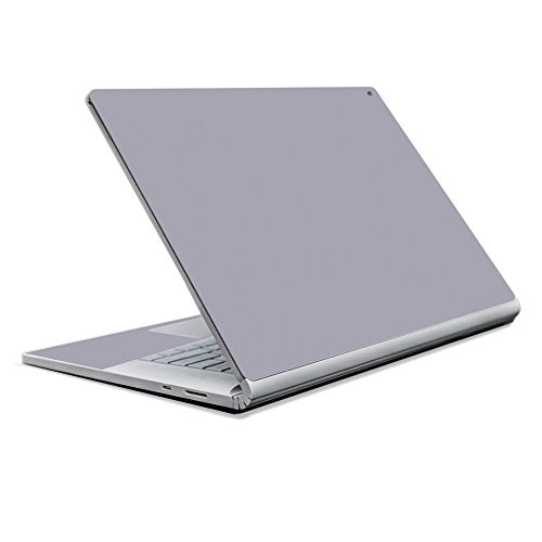 MightySkins Skin Compatible with Microsoft Surface Book 2 13" (2017) - Solid Gray | Protective, Durable, and Unique Vinyl Decal wrap Cover | Easy to Apply, Remove, and Change Styles | Made in The USA - color: Gray