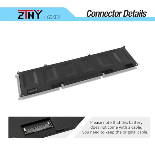 69KF2 Laptop Battery for Dell Alienware M15 R3 R4 R5 R6 R7 M16 R1 M17 R3 R4 | G15 5510 5511 5520 5525 5530/G16 7620 7630/G7 15 7500 Precision 5550 5560 5570 Vostro 7510 7620 8FCTC 11.4V 86Wh