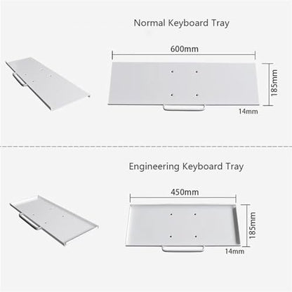 Monitor Stand Wall Mount Workstation, Sit Stand Dual Monitor Mount for 15''-27'' Screens, Adjustable Wall Mount Dual Monitor Arm with Foldable Keyboard Tray Monitor Stand Desk arm(450mm) - size: 450mm