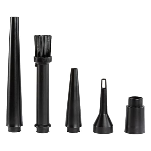 Digital Innovations CleanDr Electric Air Duster | 3-speed power, LED light, multi-nozzle kit, removes dust from PC keyboard electronics, ideal for computer cleaning use
