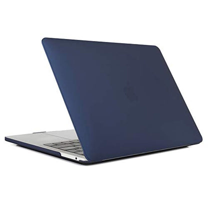 Se7enline for MacBook Pro 13 inch Case M2/M1 2026-2020 A2338,Navy Blue | Hard Shell Laptop Case Washable Keyboard Cover Skin Anti-Scratch Anti-Drop Heat Dissipation Full Port Access Slim Lightweight - color: Navy Blue
