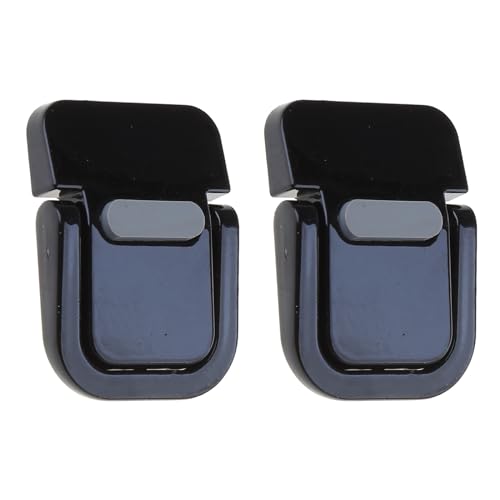 2Pcs Invisible Laptops Stand Portable Foldable Cooling Ergonomics Lightweight Bracket Mount Easy to Carry - color: Black