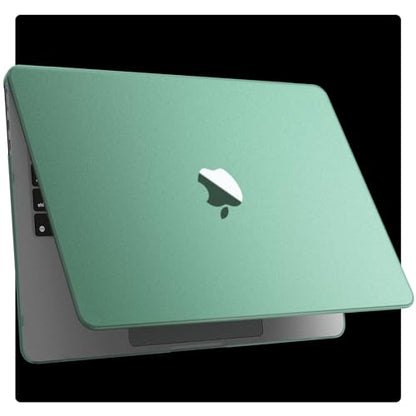 Soonjet for MacBook Air 13 inch Case M5 M4 M3 M2 2026-2022 Laptop Cover | Green Clear, Matte Finish, Protective Hard Shell, Laptop Cover, Ultra Thin & Light, Anti Crack & Fingerprint & Scratch - color: Turquoise Green
