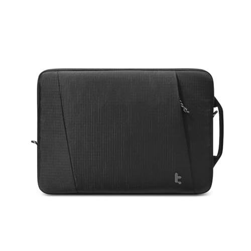 tomtoc Essence-A35 360 Protective Laptop Sleeve for 15.6-16.2 Inch HP Lenovo Acer ASUS Dell Laptop, Water-Resistant Case with CornerArmor - color: Black, size: 15.6-16.2 Inch for Laptop