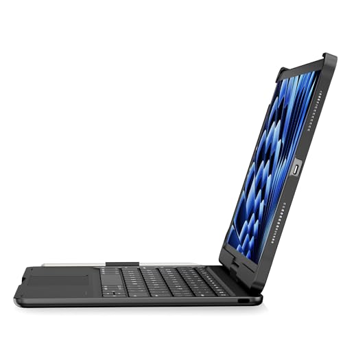 Keyboard Case iPad 10th 11th, Pro 11", Air 11" (M2-M4), (5th 4th Gen) Black | Pekarejue 360° Rotatable, Trackpad, Backlit, Pencil Holder, Fit iPad A16, Air 11/10.9 inch, Pro 11" (1st-4th Gen, 2022-2018) - color: Black, size: iPad 11th/10th Gen,Air 11/5th/