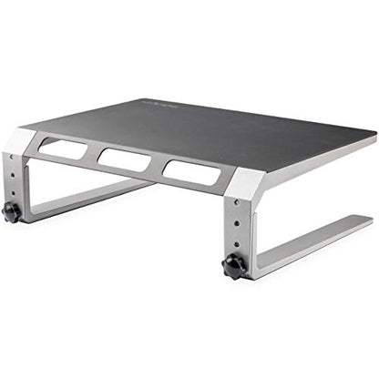 StarTech Monitor Riser Stand for up to 32in, Steel and Aluminum (MONSTND) | For up to 32" (22lb/10kg) Monitor, Computer Monitor Riser, Height Adjustable