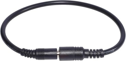 Black DC6.5x4.4mm Extended Line Power Cable 6.5x4.4mm for Notebook Short Extension Cord 18AWG 120W DC6044 Power Supply Cord Power Cords Cables (30cm)