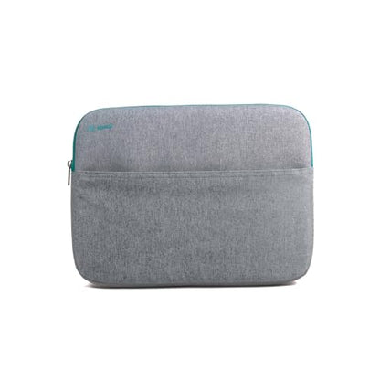 Speck Transfer Pro-Pocket Universal 15-16 Inch Laptop Sleeve with Front Pocket - Durable Protective Case for Laptops and Tablets - Compatible with MacBook Computers - Sweater Grey/Biscay Teal - color: Sweater Grey/Biscay Teal