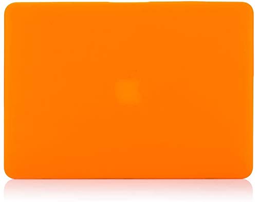 RUBAN Case Compatible with MacBook Pro 13 inch 2015 2014 2013 2012 (A1502 & A1425 Models), Plastic Hard Shell Case & Keyboard Cover for Old Version MacBook Pro Retina 13 Inch, Orange - color: Orange