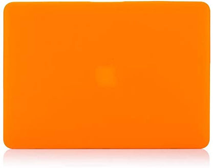RUBAN Case Compatible with MacBook Pro 13 inch 2015 2014 2013 2012 (A1502 & A1425 Models), Plastic Hard Shell Case & Keyboard Cover for Old Version MacBook Pro Retina 13 Inch, Orange - color: Orange