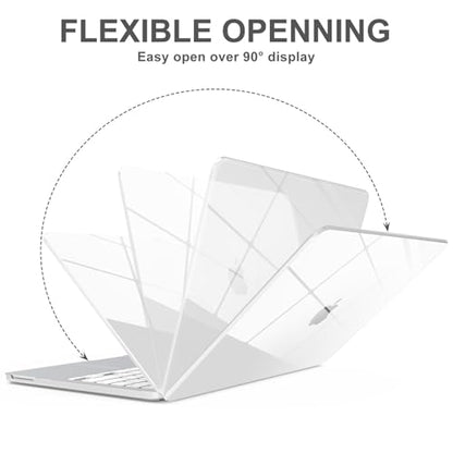AKIT Compatible with MacBook Neo Case 13 inch 2026 Release, [Ultra-Thin] Plastic Hard Shell Laptop Case+Screen Protector+Keyboard Cover for MacBook Neo 13 inch A3404, Crystal Clear - color: Crystal Clear